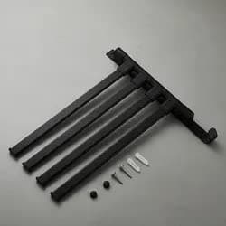 Indoor/Outdoor Towel Rack with 5 Bars for Hot Tubs, Pools, Saunas, Bathrooms & Patios