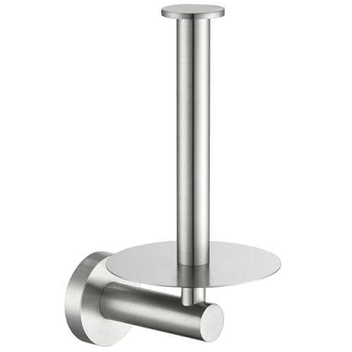 Aomasi Brushed Nickel SUS304 Stainless Steel Vertical Toilet Paper Holder