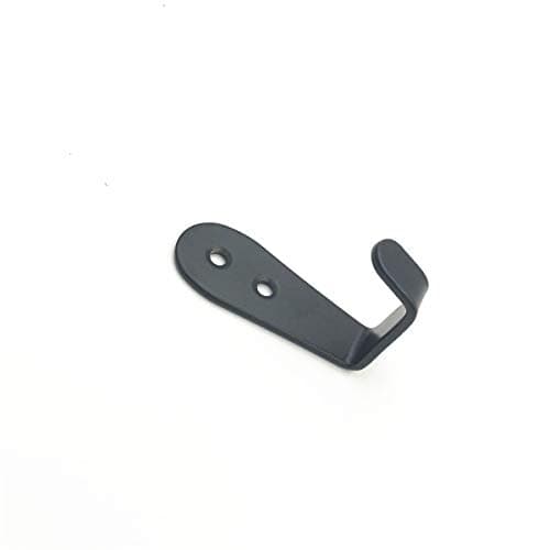 8 Pack Black Heavy Duty Wall Hooks for Coat Hats Robes (8 Pcs)