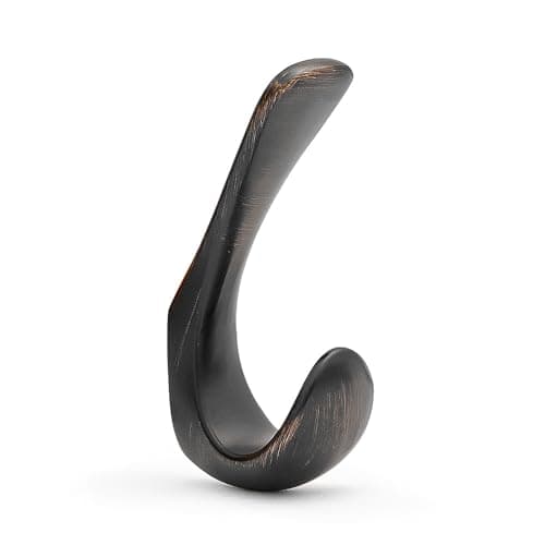 HARPOON 5-Piece Rustproof Satin Nickel Coat Hook — Oil Rubbed Bronze