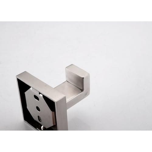 Stainless Steel Brushed Nickel Towel Hooks - 4 Pack, 10 lb Capacity