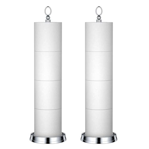 Chrome Heavy Duty Toilet Paper Holder with Reserve Function — Poilshed Chrome-2pcs