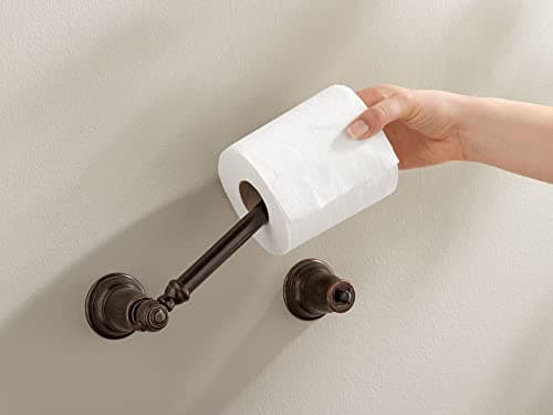 Moen Kingsley Chrome Double Post Pivoting Toilet Paper Holder