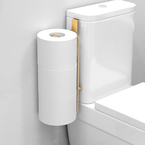 Stainless Steel RV Bathroom Toilet Paper Holder, Silver — Gold,hold 3 Rolls-1 Pcs