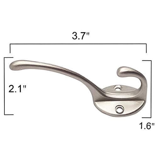 IBosins Silvy Heavy Duty Dual Coat Hooks Wall Mounted (Silvery)  
IBosins Silvy Heavy Duty Dual Coat Hooks for Home Entryway (Silvery)  
IBosins Silvy Heavy Duty Dual Coat Hooks with 40 Screws (Silvery)