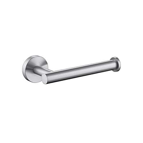 Brushed Nickel Toilet Paper Holder - Modern Wall-Mount SUS304 Stainless Steel Dispenser for Bathroom or Kitchen