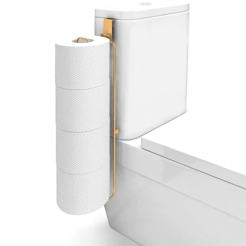 Stainless Steel RV Bathroom Toilet Paper Holder, Silver — Gold,hold 4 Rolls-1 Pcs
