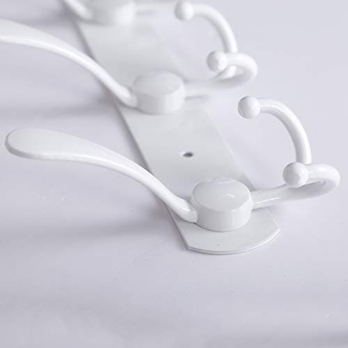 WEBI Wall Mount Coat Rack with Hooks for Jackets and Clothes
