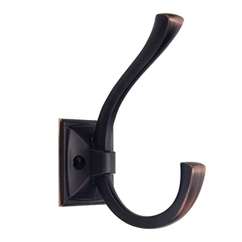 TUNNY Oil-Rubbed Bronze 5 Pack Antique Wall Hanging Coat Hook