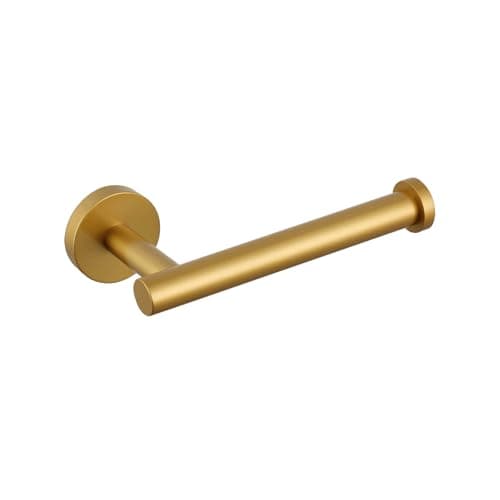 GERZ Matte Black SUS 304 Stainless Steel Toilet Paper Holder — Gold