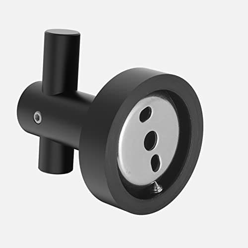Stainless Steel Matte Black Towel Hooks for Bathroom & Kitchen 4 Packs