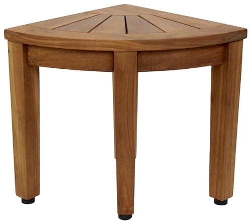 AquaTeak 12" Kai OptiAREA Corner Teak Foot Rest