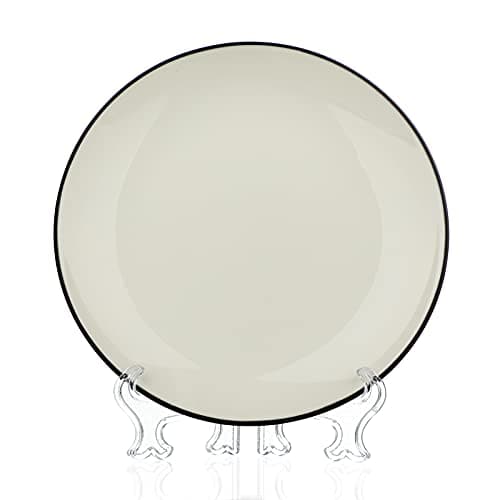Boao 24-Piece Clear 5" Plastic Easel Plate Display Stand Holder for Weddings, HomeDecoration