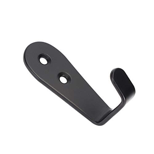 8 PC Stainless Steel Wall Hooks, Heavy Duty Garage & Bathroom Hooks (Black)