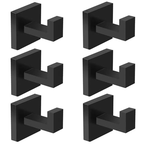 Bathroom Towel Hooks for Livingroom, Bedroom, Kitchen & Closet