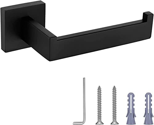 Nolimas Classic Matte Black SUS 304 Stainless Steel Toilet Paper Holder