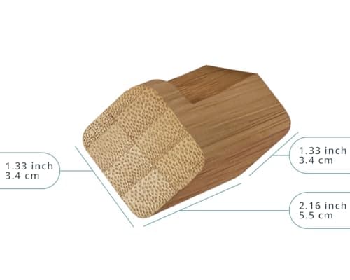 Comfify Bamboo Wall Hooks for Hanging Essentials