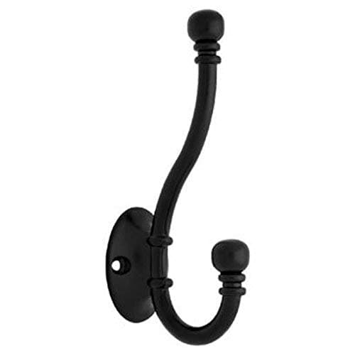 Liberty B46305C-FB-C Flat Black Ball End Coat & Hat Hook