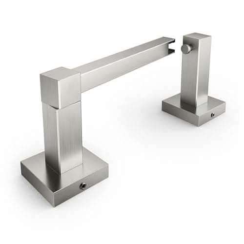 Black Stainless Steel Toilet Paper Holder for Bathroom Wall Mount — Brushed Nickel