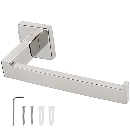 NearMoon Premium SUS304 Stainless Steel Rustproof Toilet Paper Holder — Chrome Finish