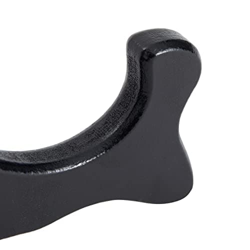 Juvale Black 6-Pack Small Wooden Plate Stands for Display and Arts