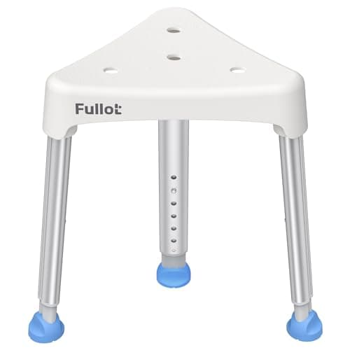 Elderly and Disabled Adjustable Shower Stool, 400 lbs Capacity, Non-Slip Bathtub Chair