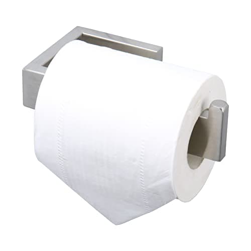 TocTen Thick 304 Stainless Steel Toilet Paper Holder, Wall Mount, Fits Big Roll Paper (5.9In, Brushed)