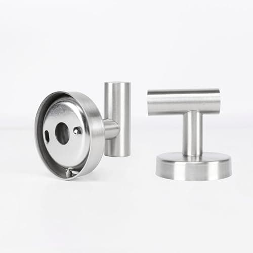 TocTen Brushed Nickel 5 Pack SUS 304 Stainless Steel Towel Hook for Bathroom Kitchen