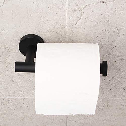GERZ Matte Black SUS 304 Stainless Steel Toilet Paper Holder
