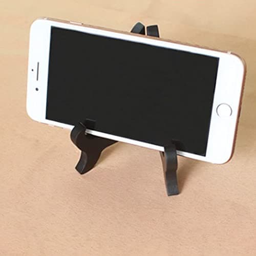 4-Piece Black Mahogany Finish Wooden Easel Display Stand for Picture Frame