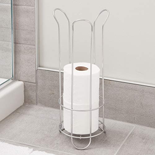 iDesign Classico Metal Toilet Paper Holder - 3 Roll Capacity, Silver