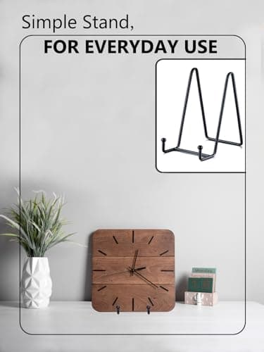 5 Pack Metal Plate Display Stands – Durable Holders for Books, Pictures, Artworks, Home Décor