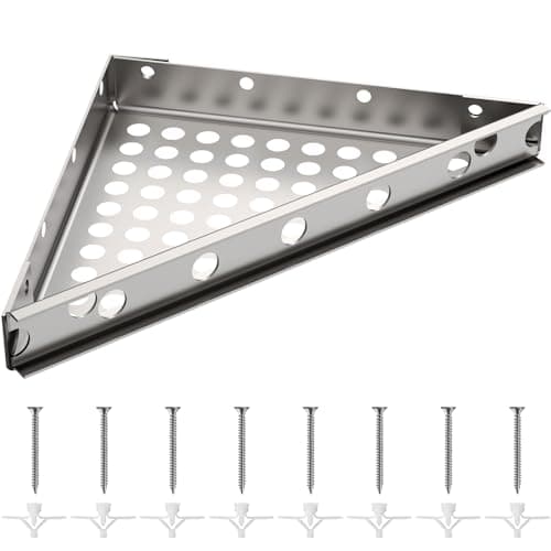 Customizable Floating Corner Shower Bench Kit 12"x12"x17"