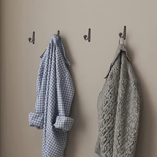 OLAYA 12 Pack Black Coffee Vintage Coat Hooks for Bathroom Kitchen