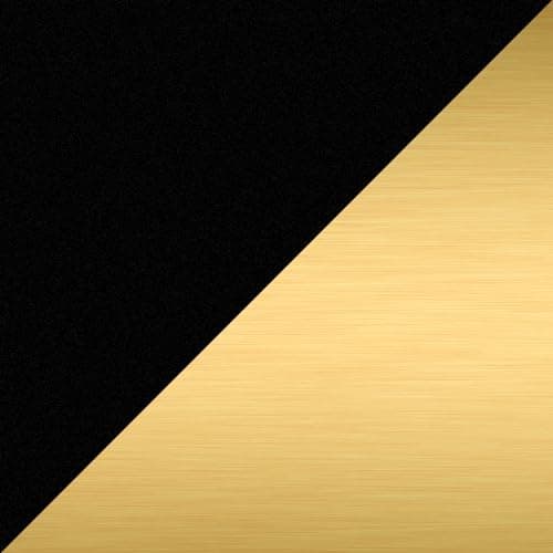 Stainless Steel Matte Black Towel & Robe Hooks, 2 Pack — Black & Gold