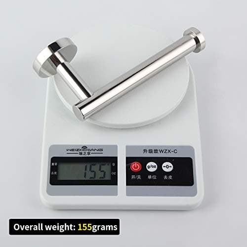 GERZ Matte Black SUS 304 Stainless Steel Toilet Paper Holder — Polished
