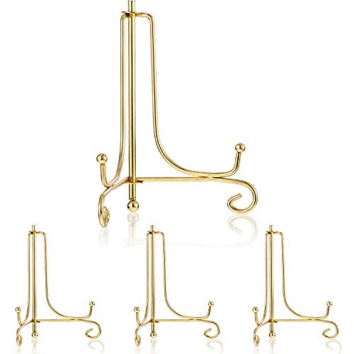 Tatuo Gold 6 Inch Plate & Photo Display Stand