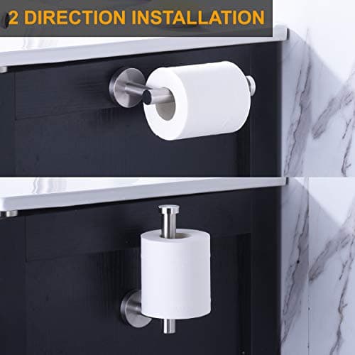 SUS304 Stainless Steel Nolimas Brushed Nickel Toilet Paper Holder