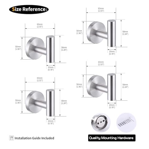Modern SUS 304 Stainless Steel Bath Towel Hook AG1307B-LS