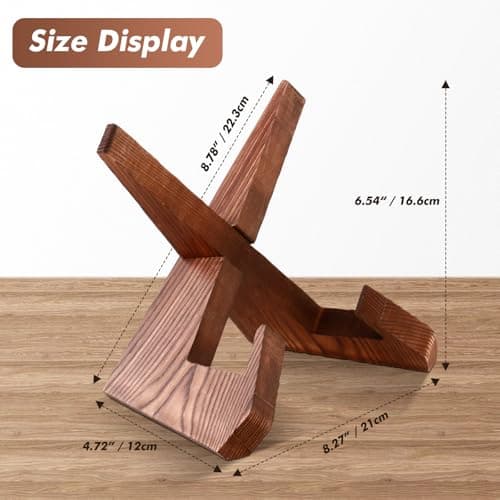 Aertiavty 4 Pack 6.5 Inch Wood Easel Stands for Decorative Picture Frames