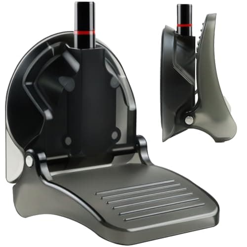 Anti-Slip Foldable Shower Rest for Legs, Suction Cup Pedal, Black, Pregnant & Back Pain Relief