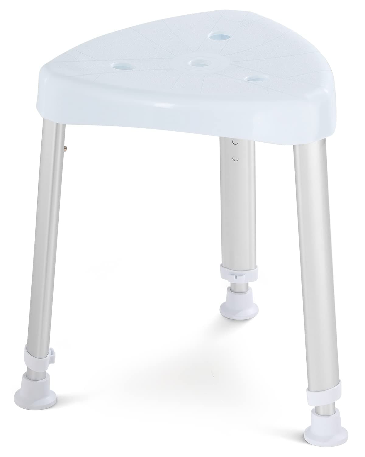 Adjustable Corner Shower Stool for Adults - Spa Seat for Small Shower