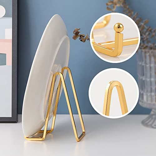 Plate Holder Easel Display Stand - 2 Pack
