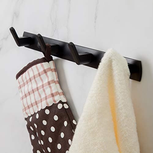 Bathroom Towel Hooks for Hanging, Hats, Kitchen Towel Wall Hook Rack