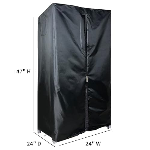 Waterproof 24-Inch Towel Rack Cover for 66-Gallon Rattan Wicker Towel Valet