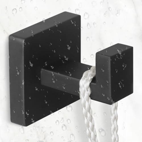 Bathroom Towel Hooks for Livingroom, Bedroom, Kitchen & Closet