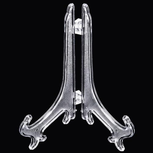 Boao 12 Pack Clear Display Card Easel for Weddings and HomeDecoration