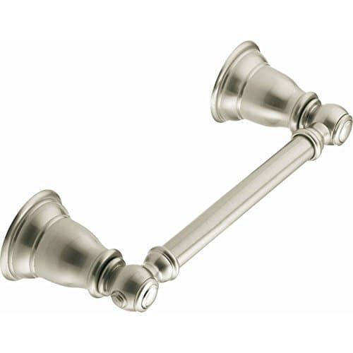 Moen Kingsley Chrome Double Post Pivoting Toilet Paper Holder — Brushed Nickel
