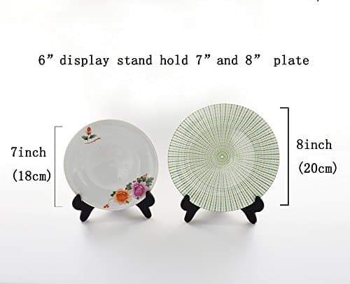 Artliving 6" Wood-Like Plastic Picture Frame Display Stands - Set of 4