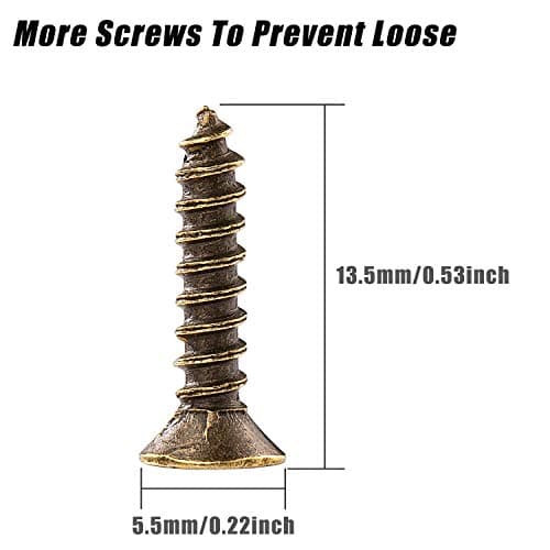 30 Piece Large Wall Mount Coat Hook with Rustic Bronze Finish and 60 Screws for Bath/Kitchen/Garage